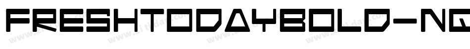 FreshtodayBold-nq2J字体转换