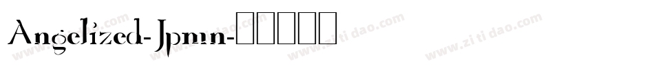 Angelized-Jpmn字体转换
