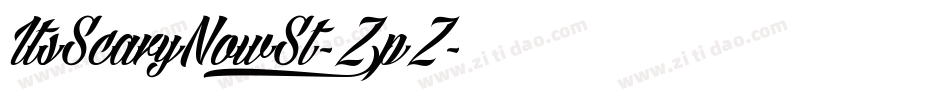 ItsScaryNowSt-Z9pZ字体转换