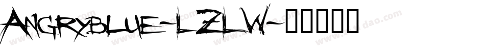 Angryblue-LZLW字体转换