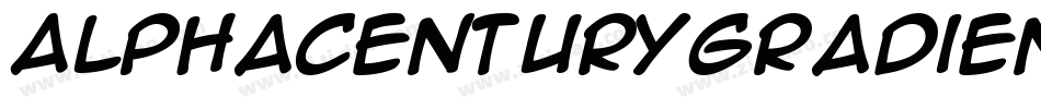 AlphaCenturyGradient-X3AJg字体转换