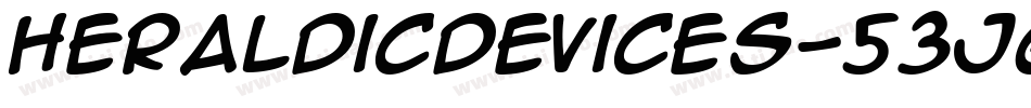 Heraldicdevices-53jG字体转换