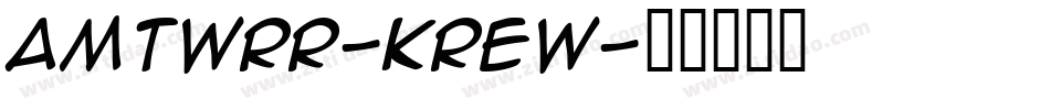 AmtwRr-KReW字体转换