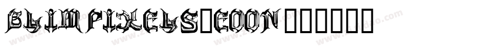 Blimpixels-EoOn字体转换