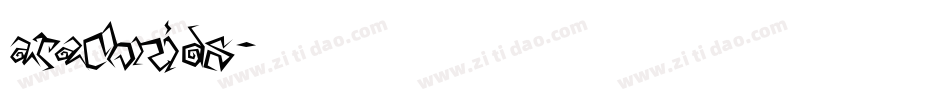 Arachnids字体转换