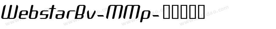WebstarBv-MMp字体转换
