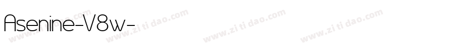 Asenine-V8w字体转换 Asenine-V8w字体转换