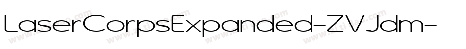 LaserCorpsExpanded-ZVJdm字体转换