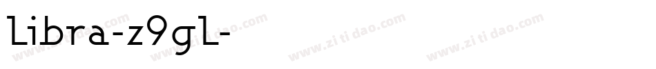 Libra-z9gL字体转换