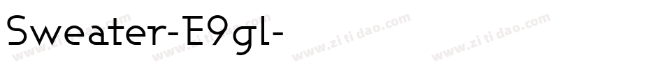 Sweater-E9gl字体转换