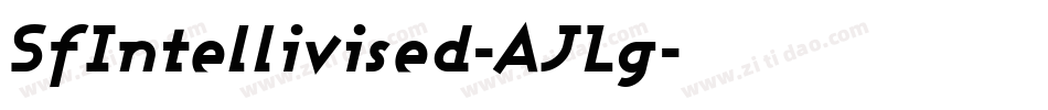 SfIntellivised-AJLg字体转换