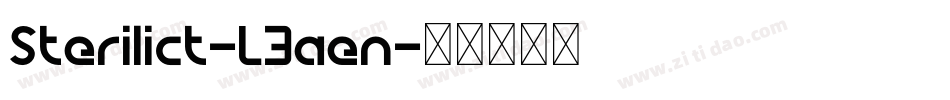 Sterilict-L3aen字体转换