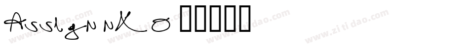 Assign-nX9O字体转换 Assign-nX9O字体转换