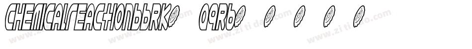 ChemicalReactionBBrk-A9r6字体转换