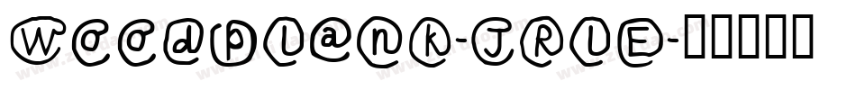 Woodplank-JRlE字体转换
