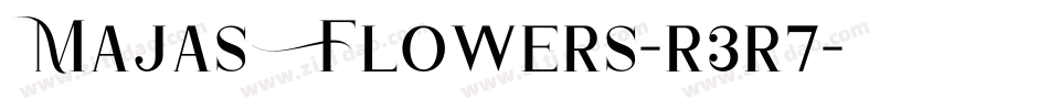 MajasFlowers-r3r7字体转换 MajasFlowers-r3r7字体转换