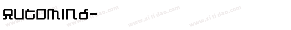 Automind字体转换