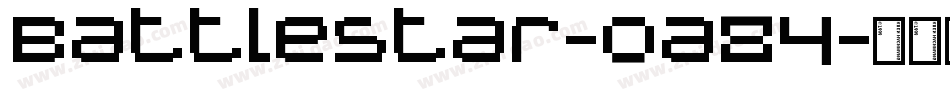 Battlestar-0a84字体转换
