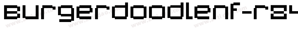 Burgerdoodlenf-r84B字体转换