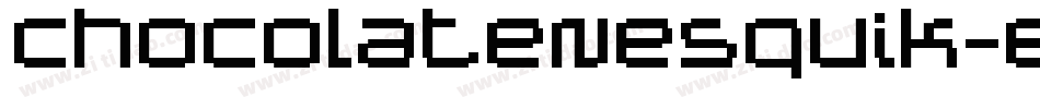 ChocolateNesquik-ev4n字体转换