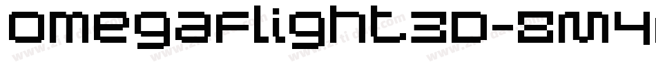 OmegaFlight3D-8M4n0字体转换