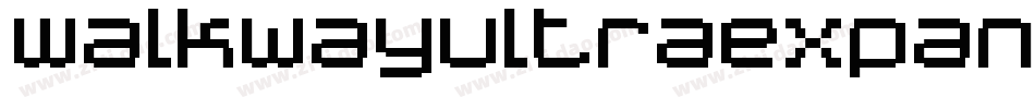 WalkwayUltraexpand-0O84字体转换