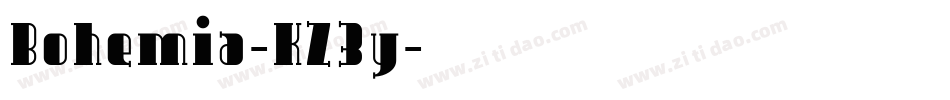 Bohemia-KZ3y字体转换