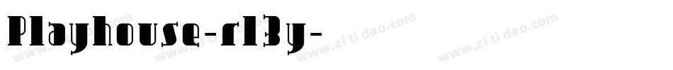 Playhouse-rl3y字体转换
