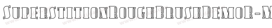 SuperstitionRoughBrushDemoR-MVWgx字体转换