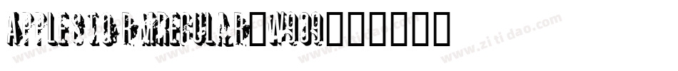 ApplestormRegular-W9O9字体转换