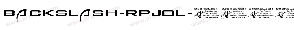 Backslash-RpJol字体转换