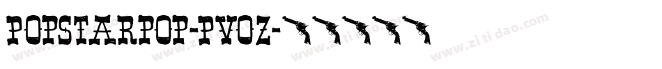 Popstarpop-PVoZ字体转换