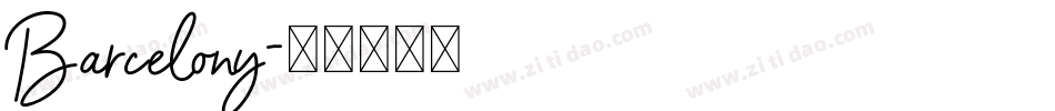 Barcelony字体转换