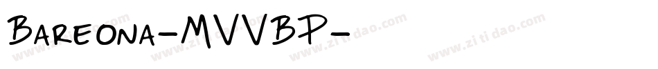 Bareona-MVVBP字体转换
