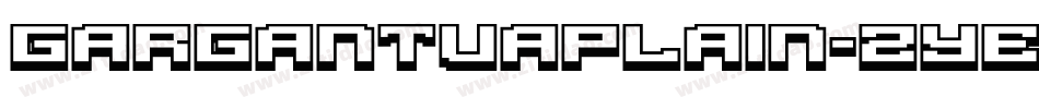GargantuaPlain-zyE4字体转换