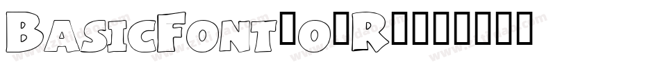 BasicFont-o7R0字体转换