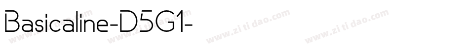 Basicaline-D5G1字体转换 Basicaline-D5G1字体转换