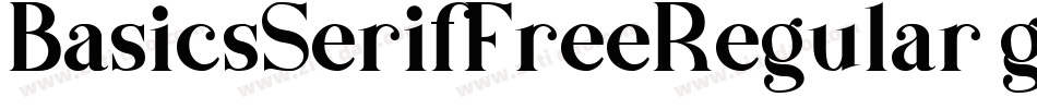 BasicsSerifFreeRegular-gx2Y5字体转换
