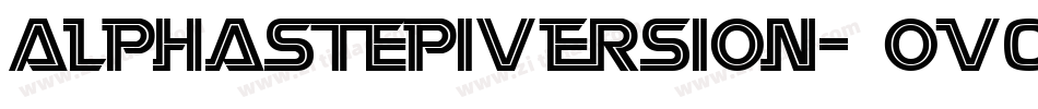 AlphastepIVersion-ov0A字体转换
