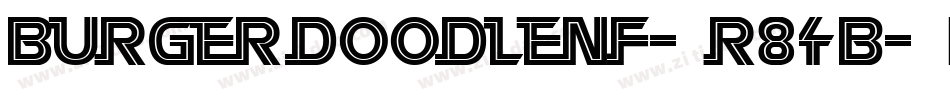 Burgerdoodlenf-r84B字体转换