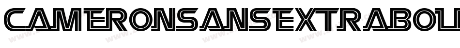 Cameronsansextraboldoblique-rK0A字体转换