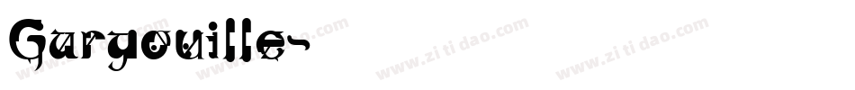 Gargouille字体转换