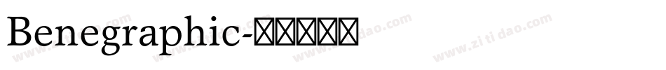 Benegraphic字体转换