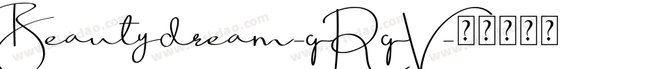 Beautydream-qRqV字体转换