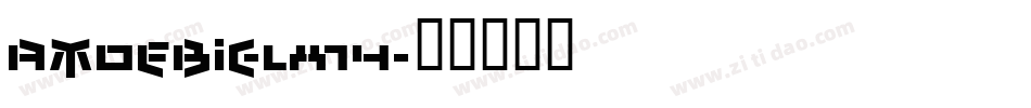 Amoebic-lx7y字体转换