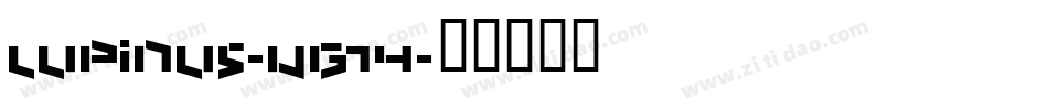 Lupinus-VG7y字体转换