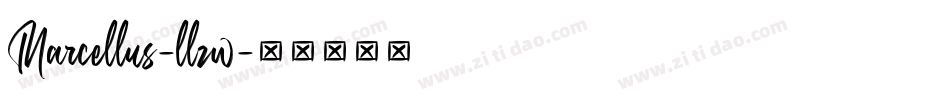 Marcellus-llzw字体转换