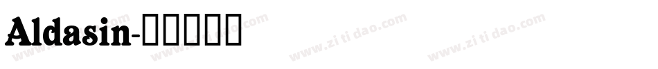 Aldasin字体转换