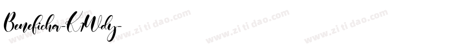Beneficha-K7Wdy字体转换