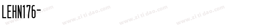 LEHN176字体转换